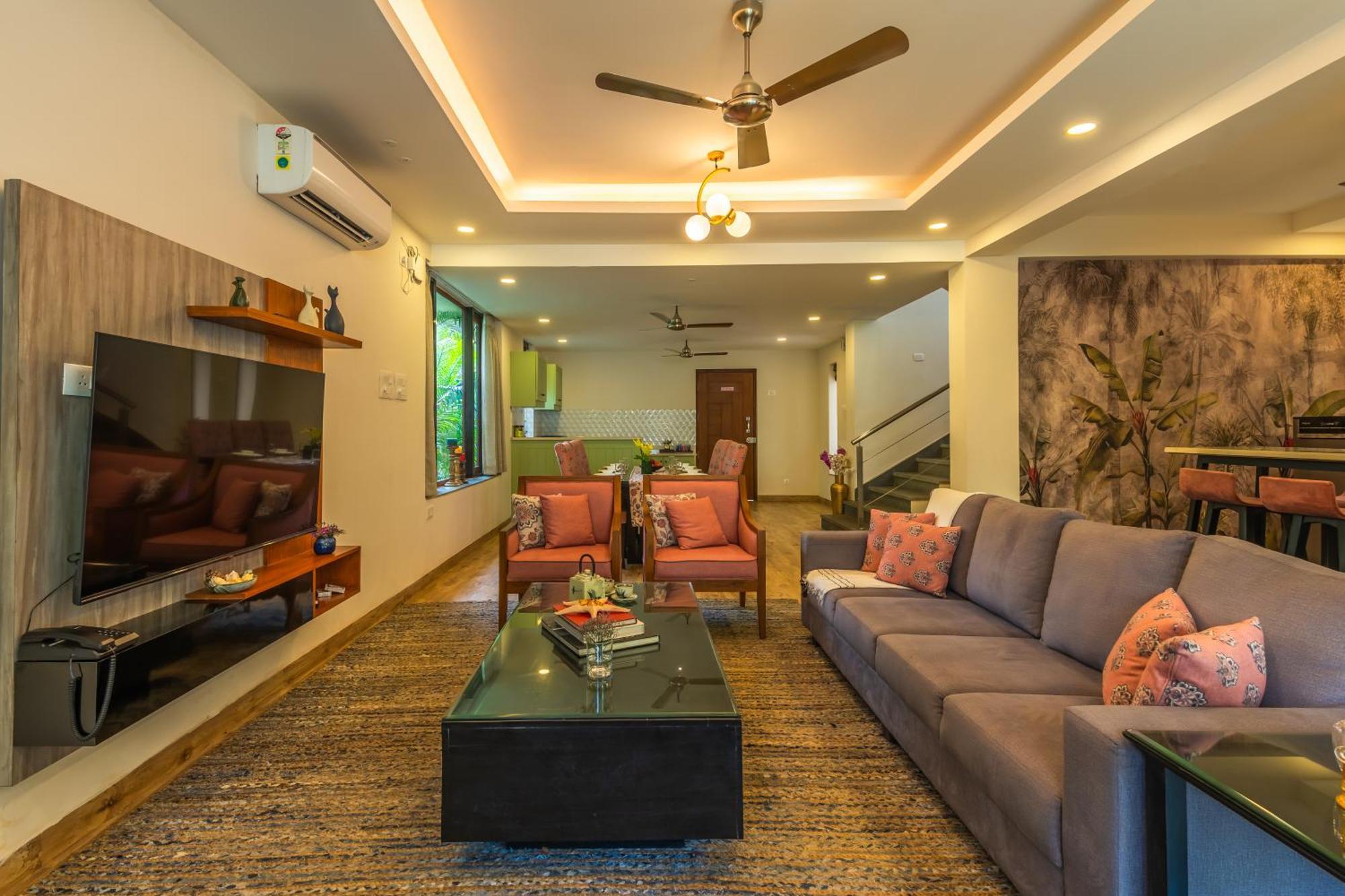 Вилла Elivaas 3 Bhk With Pvt Pool - Azalea Сиолим Экстерьер фото